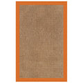 Islamorada-Basketweave Canvas Tangerine