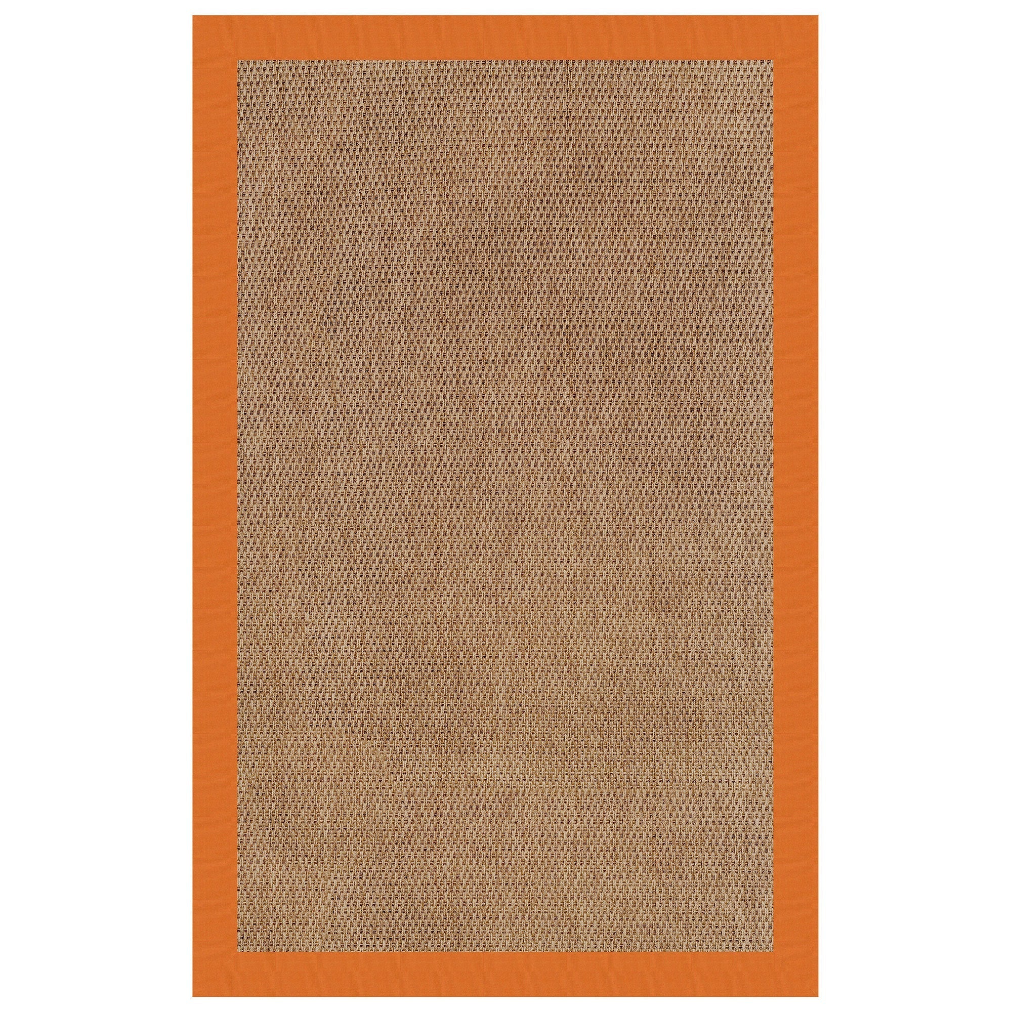 Islamorada-Basketweave Canvas Tangerine