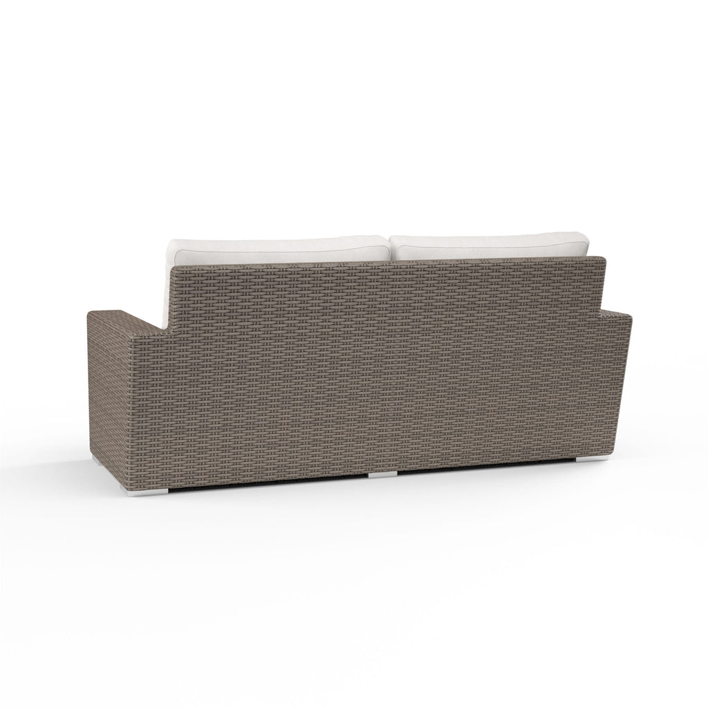 Coronado Loveseat in Canvas Flax w/ Self Welt