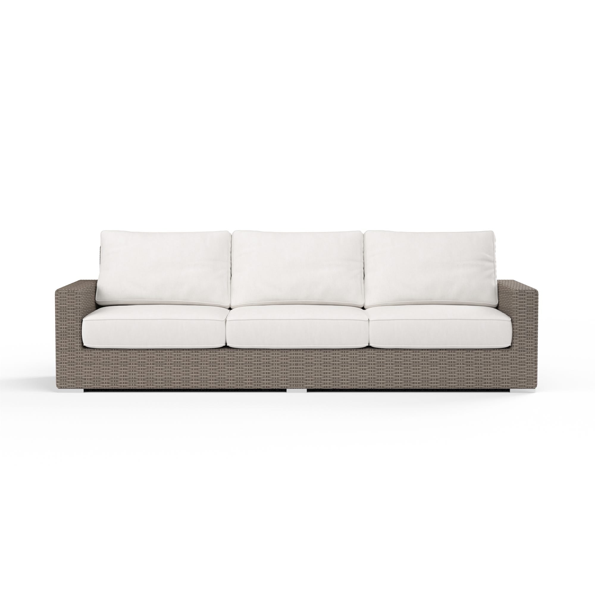 Coronado Sofa in Canvas Flax w/ Self Welt