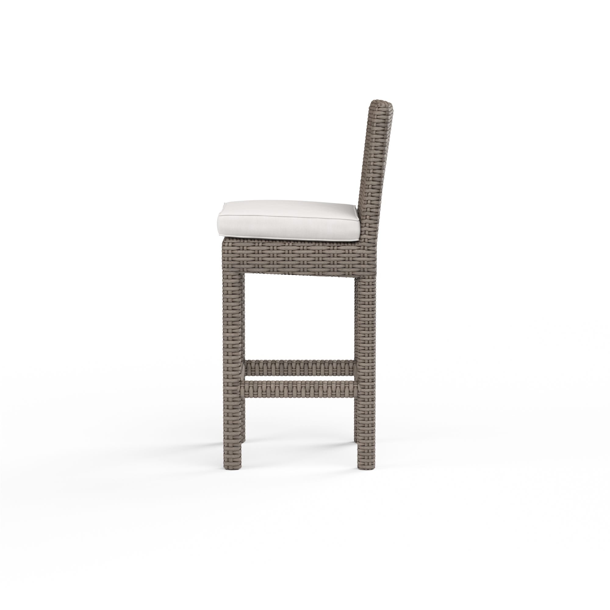 Coronado Barstool in Canvas Flax w/ Self Welt