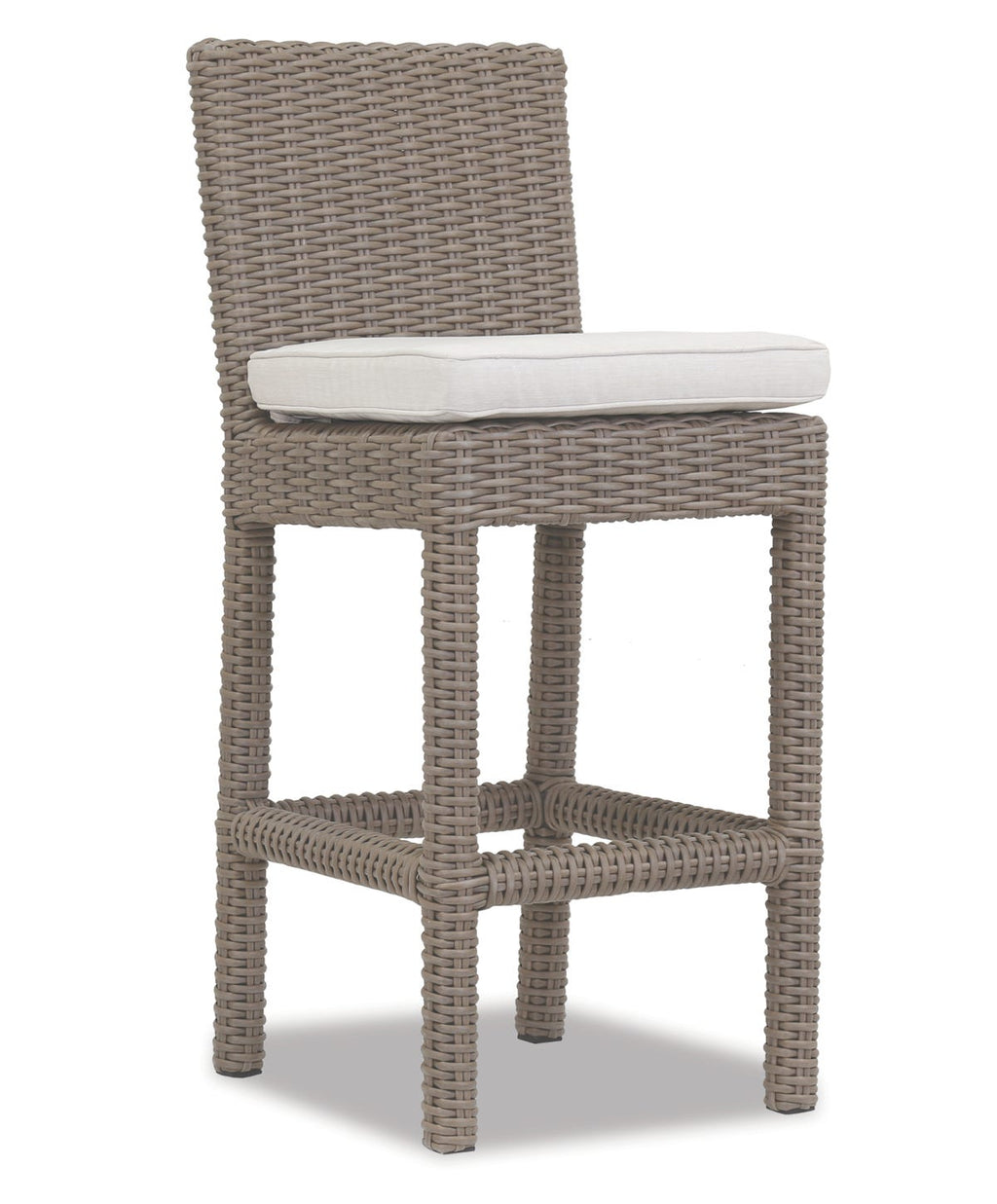 Coronado Barstool in Canvas Flax w/ Self Welt