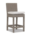 Coronado Counter Stool in Canvas Flax w/ Self Welt