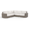 Coronado Sectional in Canvas Flax w/ Self Welt