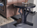 YUTZY WOODWORKING Trieste Round Lamp Table 2109
