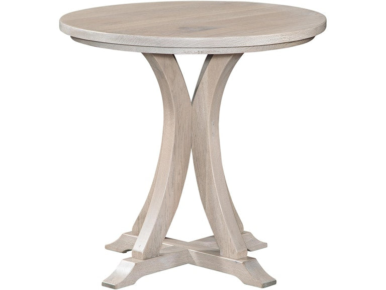 YUTZY WOODWORKING Harper Round End Table 2311