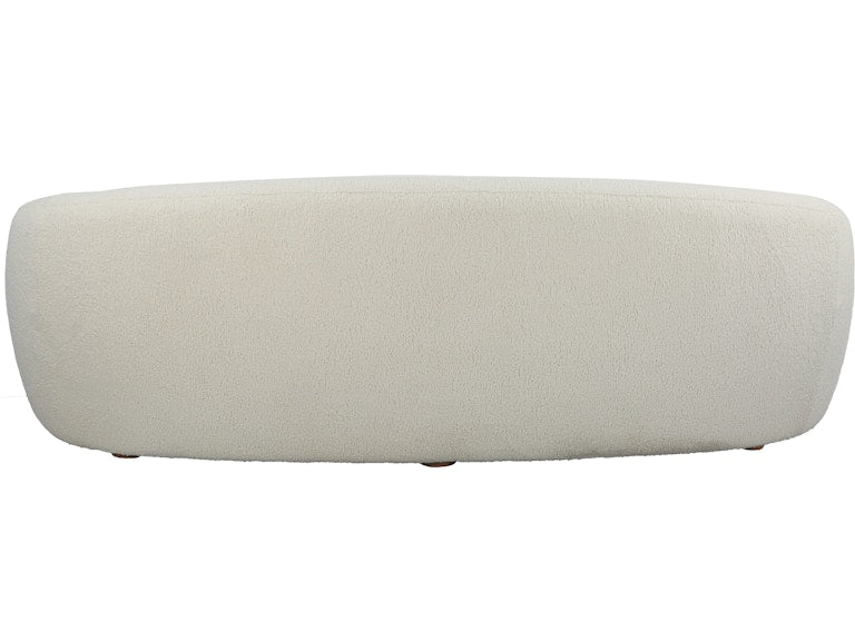 Uttermost Capra Art Deco White Sofa 23746