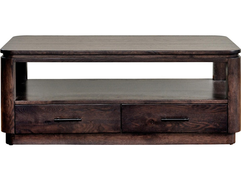 YUTZY WOODWORKING Rialto Cocktail Table with 2 Drawers 2400