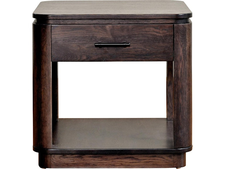 YUTZY WOODWORKING Rialto End Table with Drawer 2406