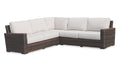 Montecito Sectional in Canvas Flax w/ Self Welt