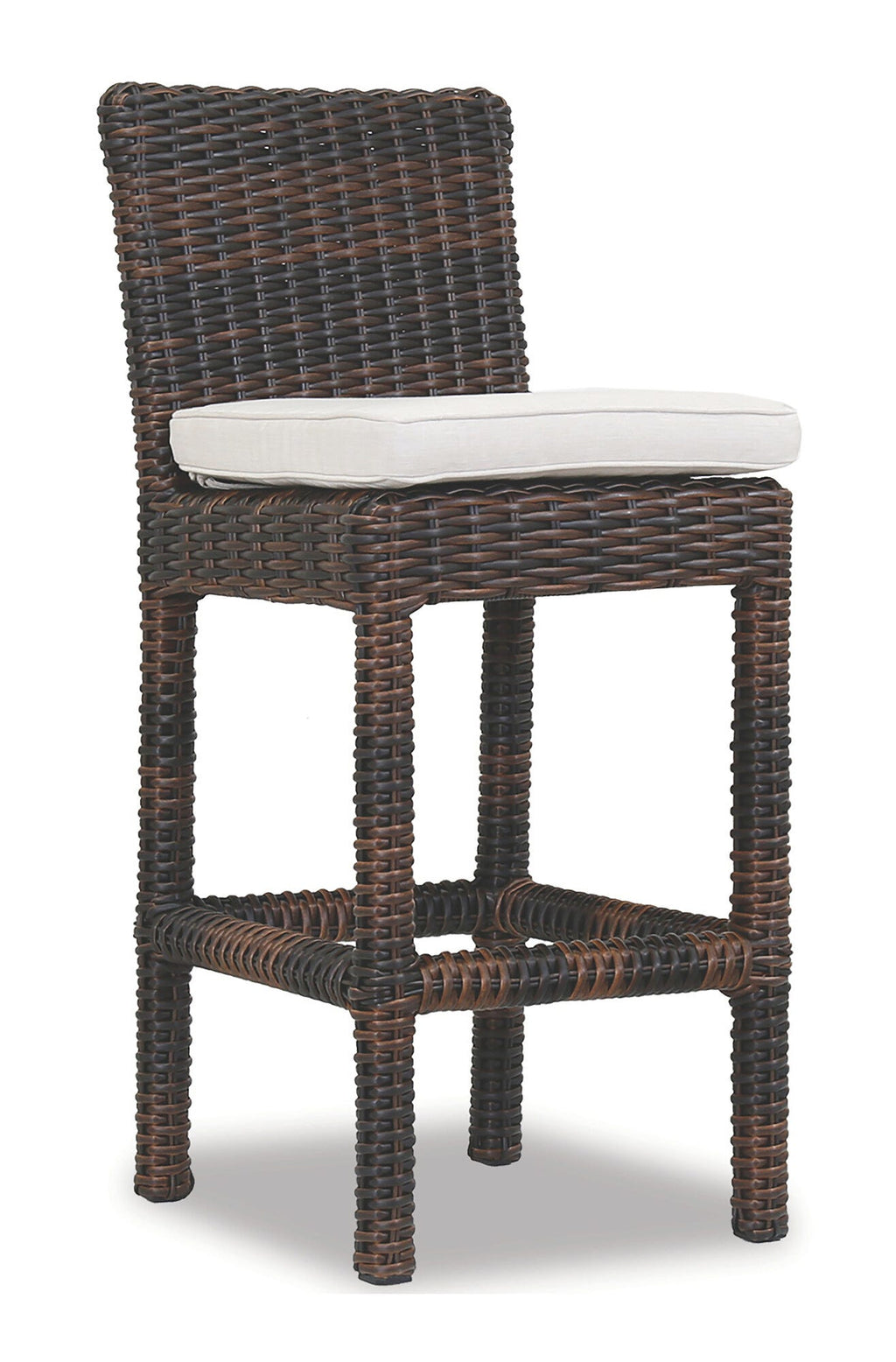 Montecito Barstool in Canvas Flax w/ Self Welt