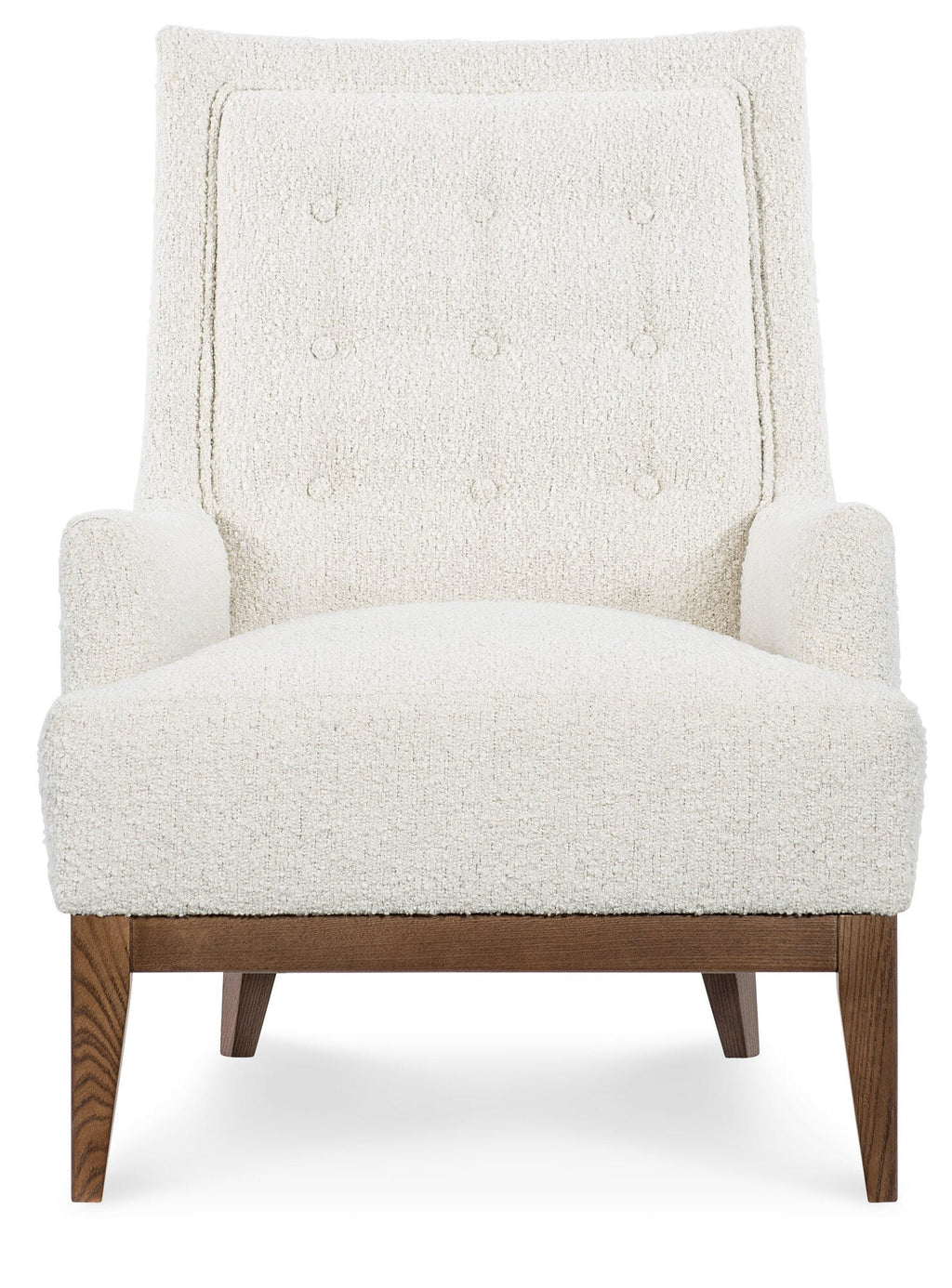 Holden Wing Chair with Buttons - Straight Silo Image
