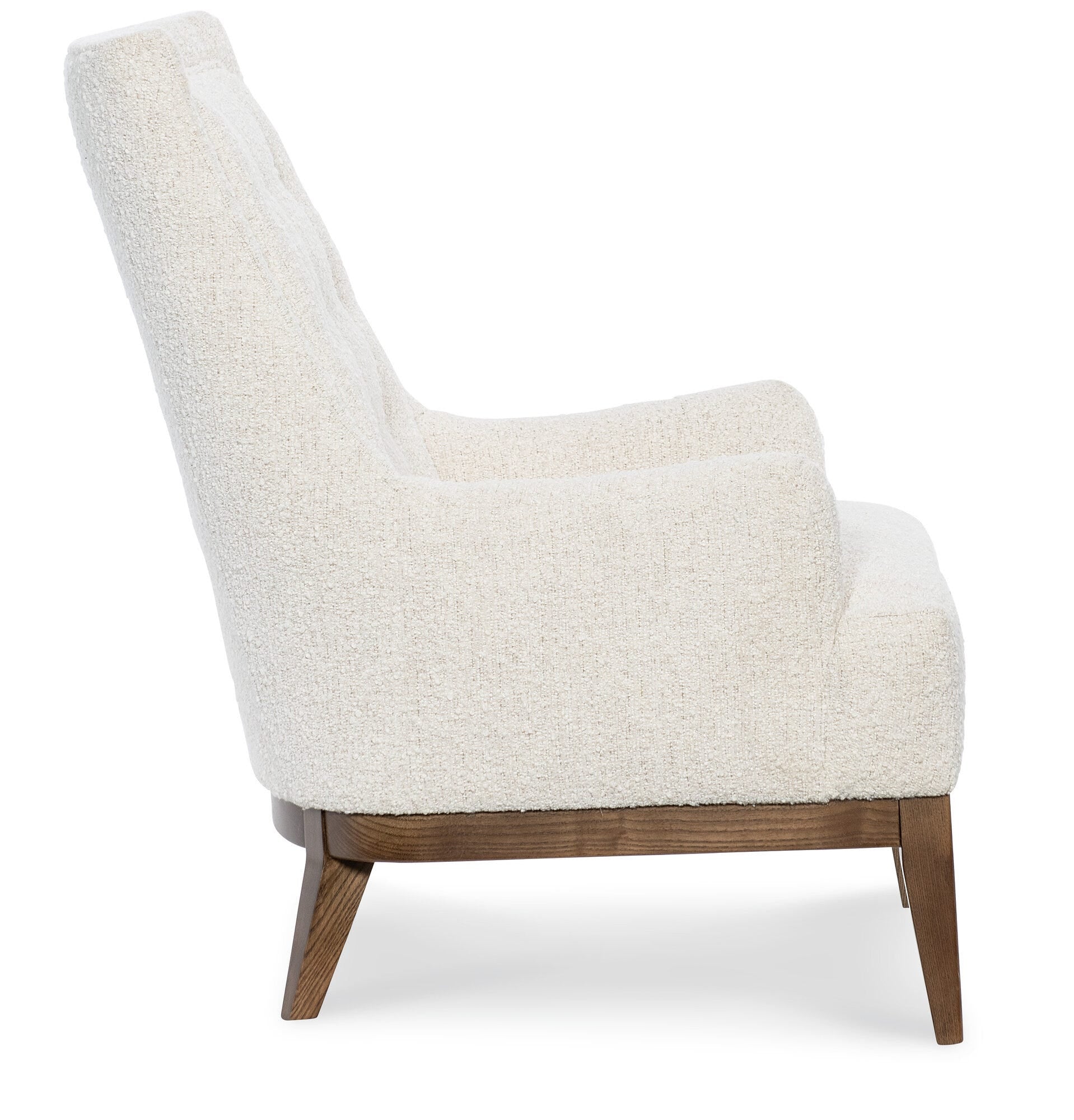 Holden Wing Chair with Buttons - Side Silo Image