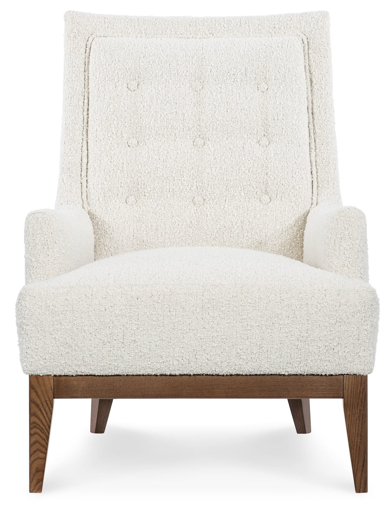 Holden Wing Chair with Buttons - Straight Silo Image