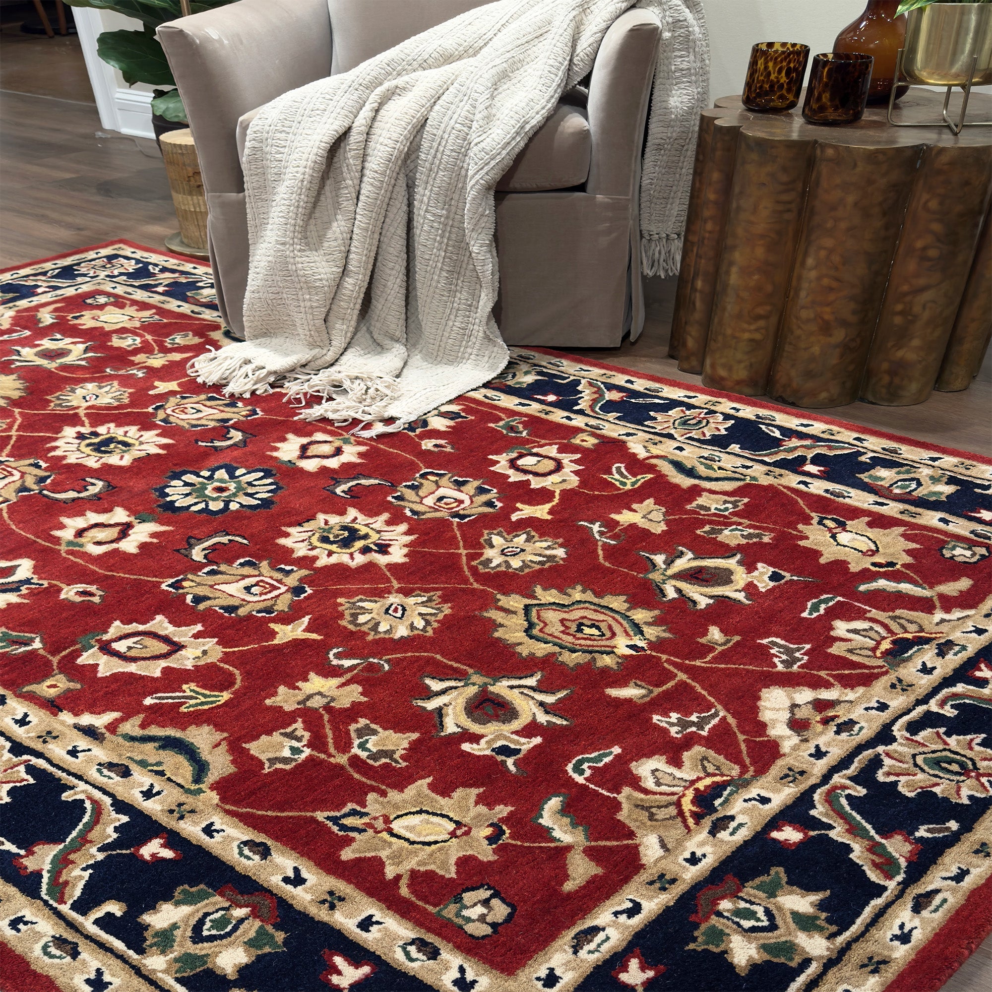 Persia-Keshan Red Navy