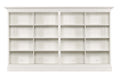 QUAD MID HEIGHT BOOKCASE - COMPLETE Primary