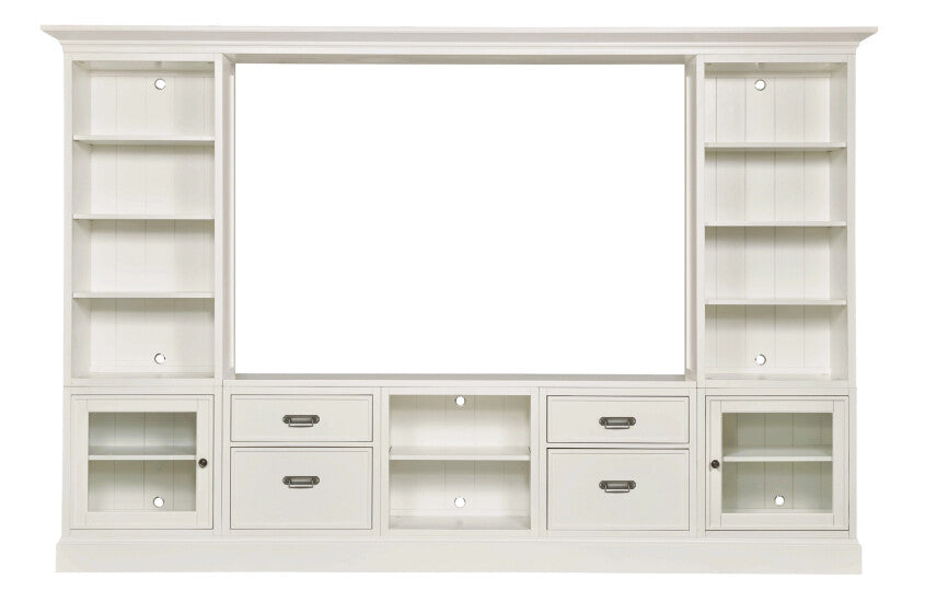 QUINTUPLE STORAGE ENTERTAINMENT WALL - COMPLETE Primary