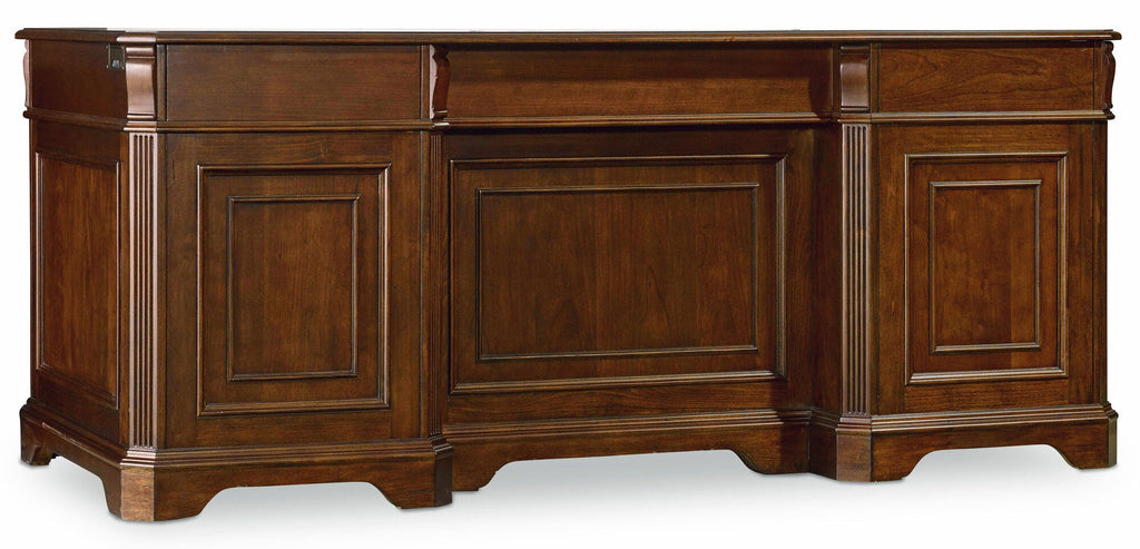 Brookhaven Executive Desk Visitor Side View