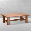 QS Croquet Teak Rectangle Coffee Table, Natural
