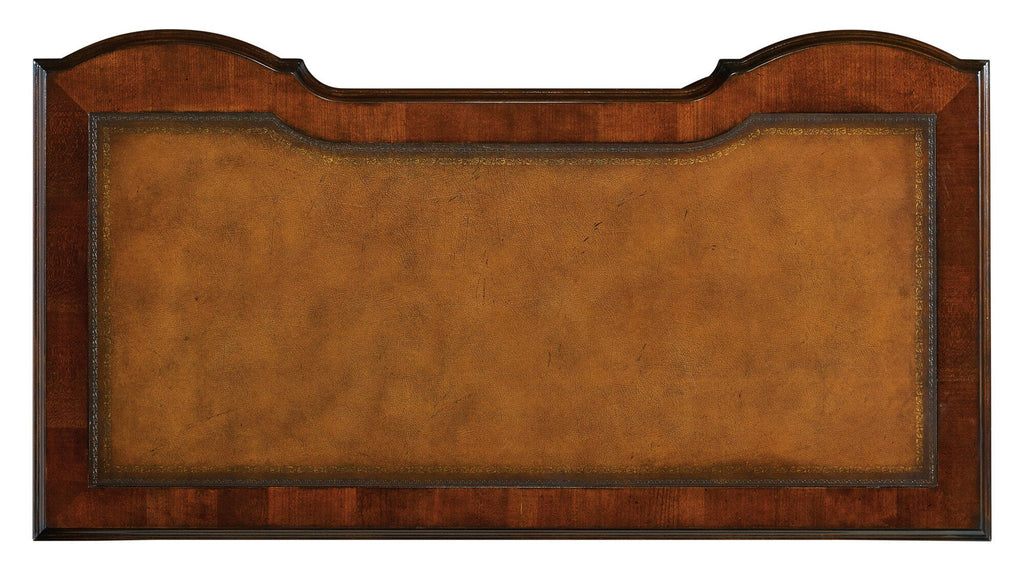 Cherry Knee-Hole Desk-Bow Front