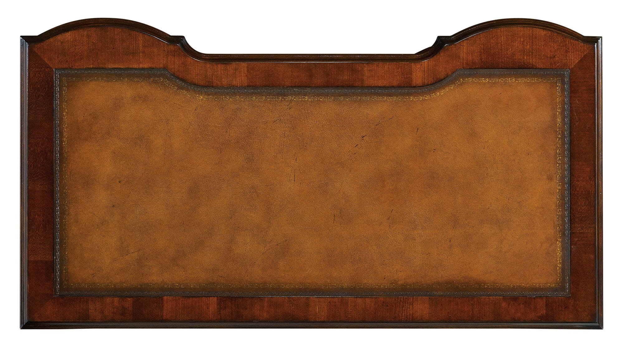 Cherry Knee-Hole Desk-Bow Front