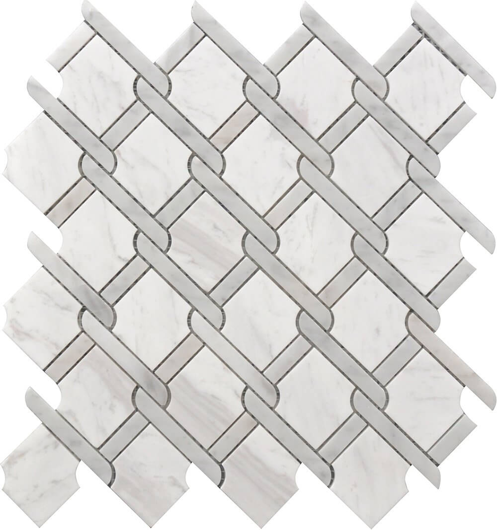Roca Tile - Medallion Gr Marble Mosaic 12 x 12