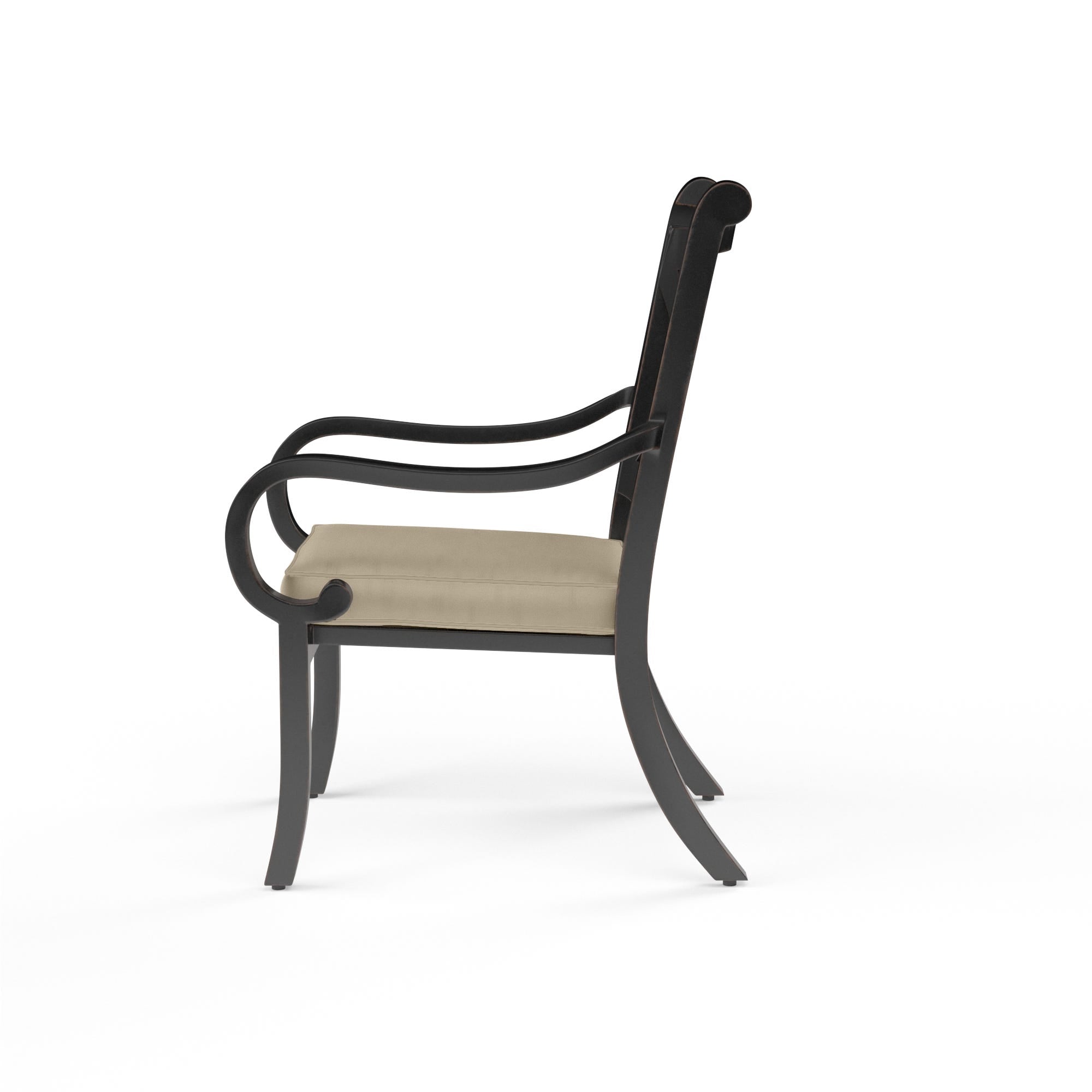 Monterey Dining Chair in Linen Stone w/ Selt Welt