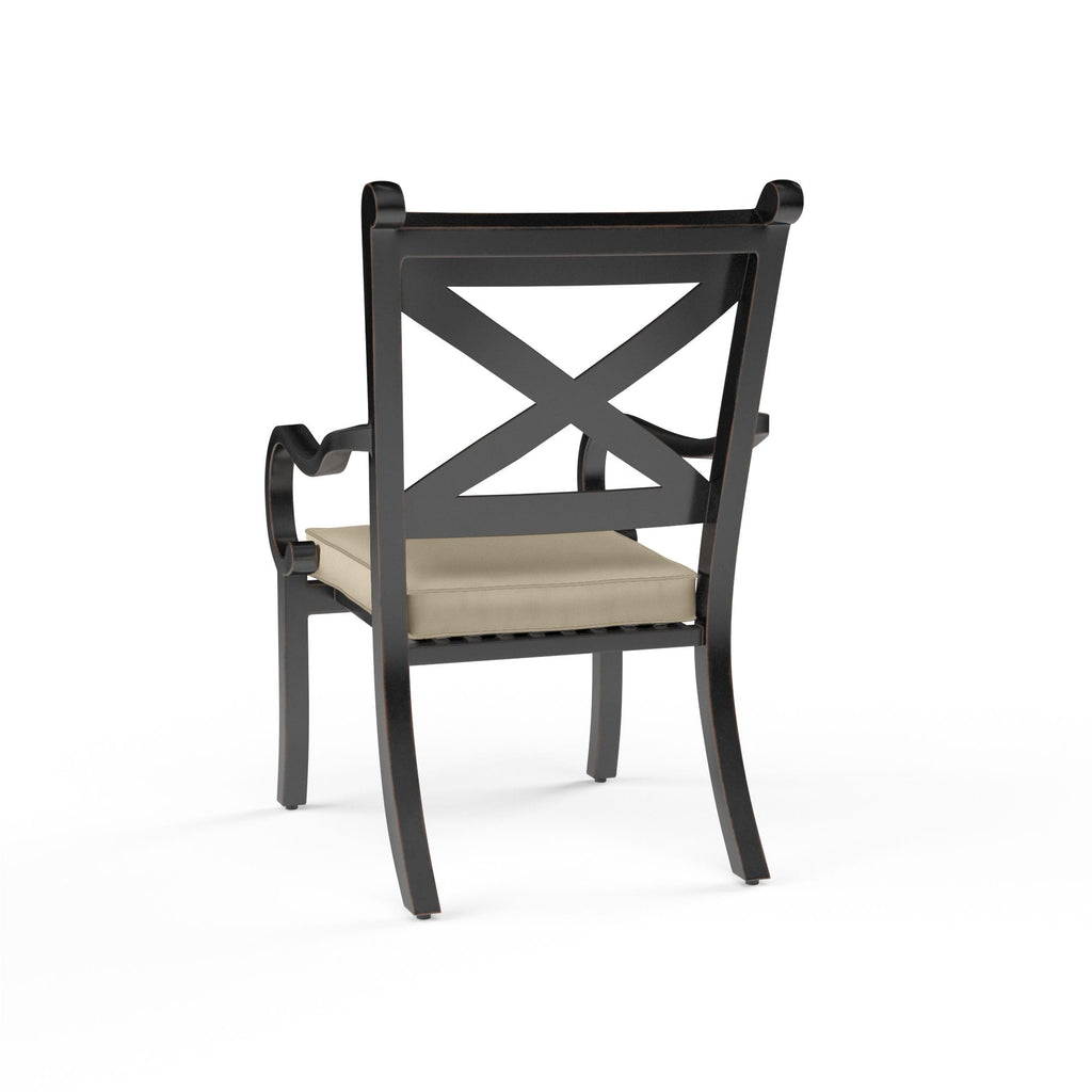 Monterey Dining Chair in Linen Stone w/ Selt Welt