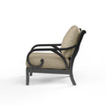 Monterey Club Chair in Linen Stone w/ Selt Welt