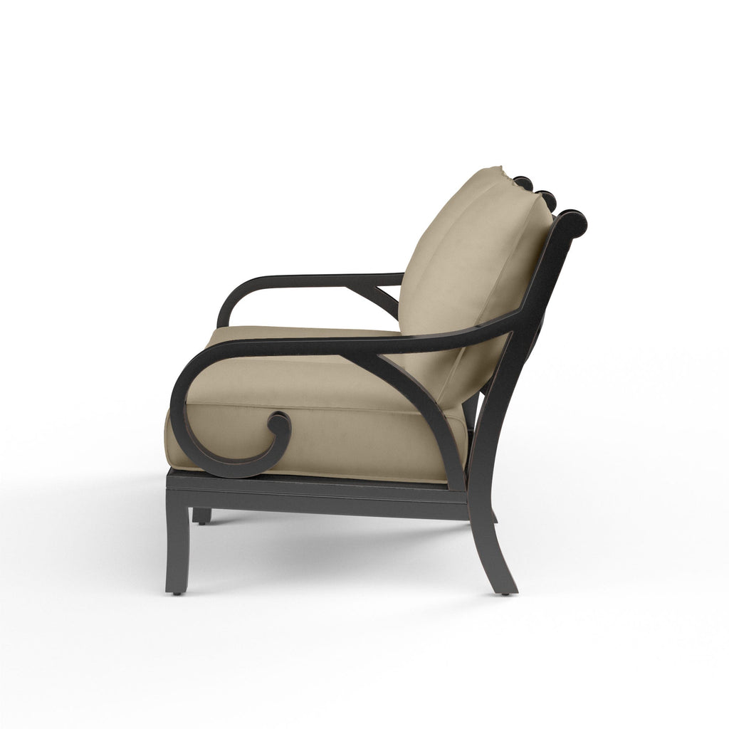 Monterey Loveseat in Linen Stone w/ Selt Welt