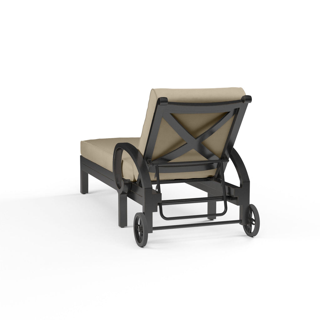 Monterey Chaise Lounge in Linen Stone w/ Selt Welt