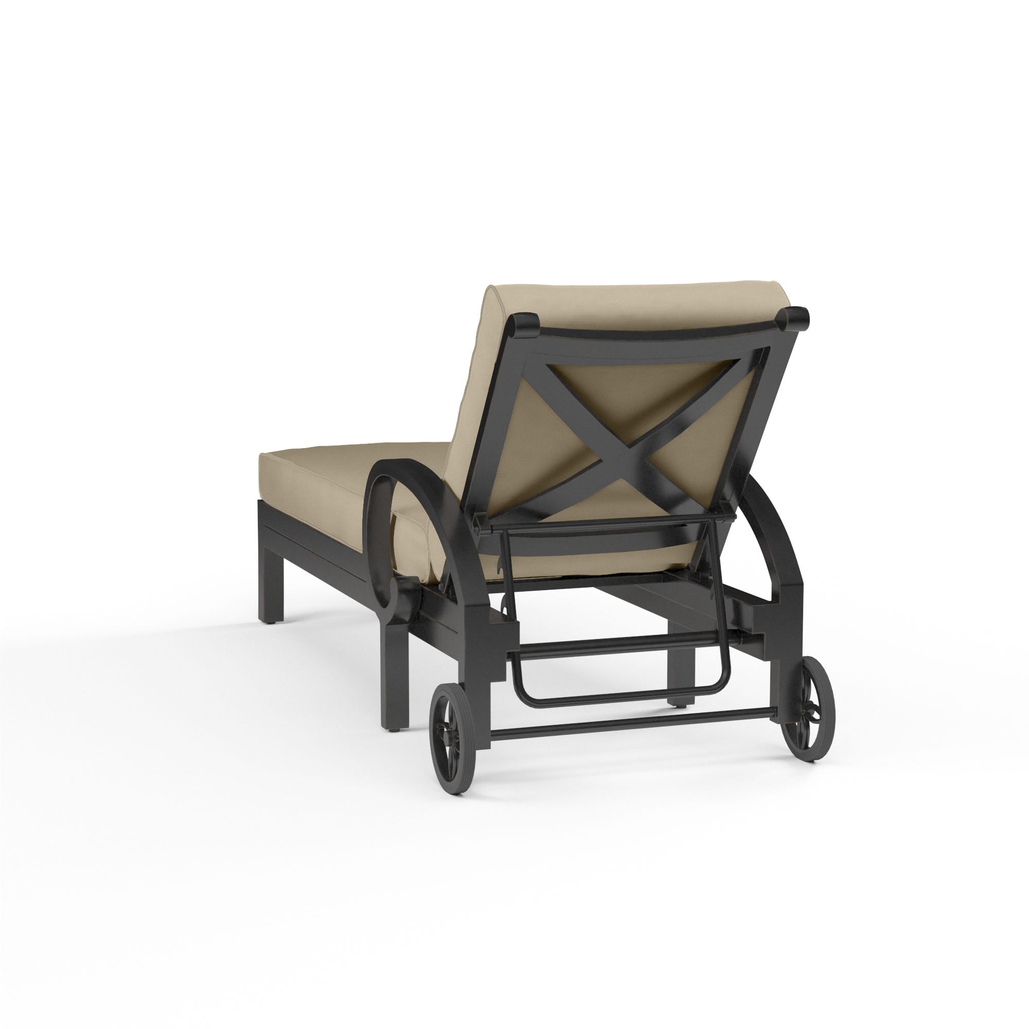 Monterey Chaise Lounge in Linen Stone w/ Selt Welt