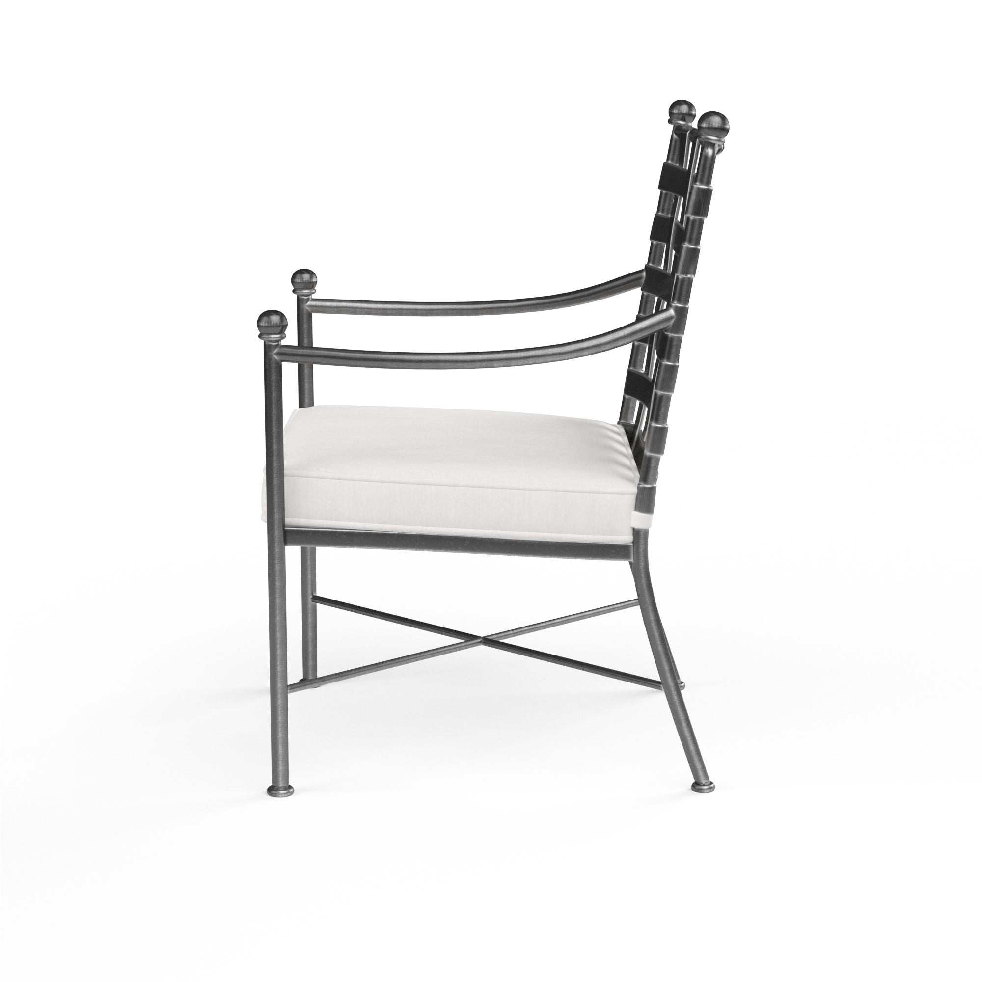 Provence Dining Chair in Canvas Flax w/ Self Welt