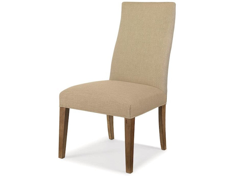 Century Furniture Chandler Curved Back- Exposed Wood With Straight Top 3373-1