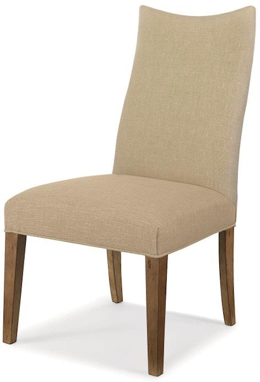 Century Furniture Chandler Curved Back-exposed Wood With Scoop Top 3373-2
