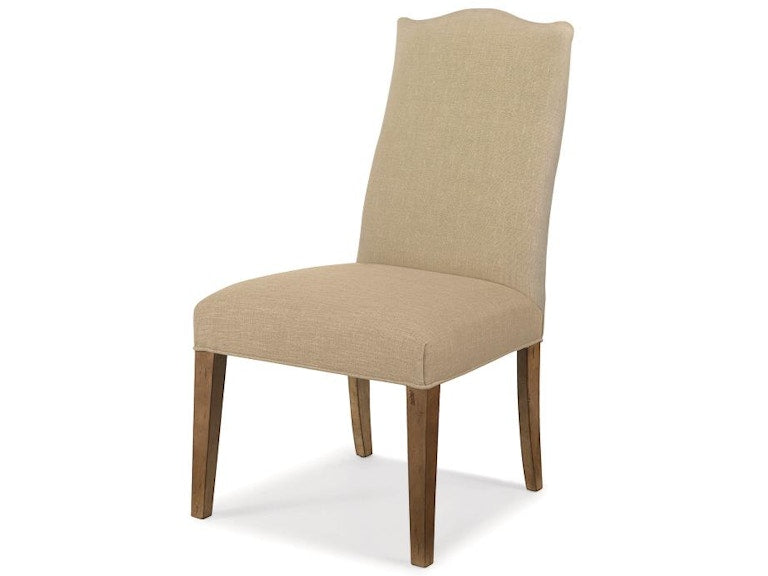 Century Furniture Chandler Curved Back-exposed Wood With Camelback Top 3373-3