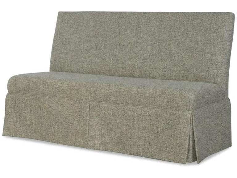 Century Furniture Layla 58 To 71 Skirted Armless Banquette 3380-3-SK