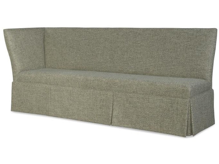 Century Furniture Layla 81 To 96 Skirted Left Arm Facing Corner Banquette 3381-4-SK