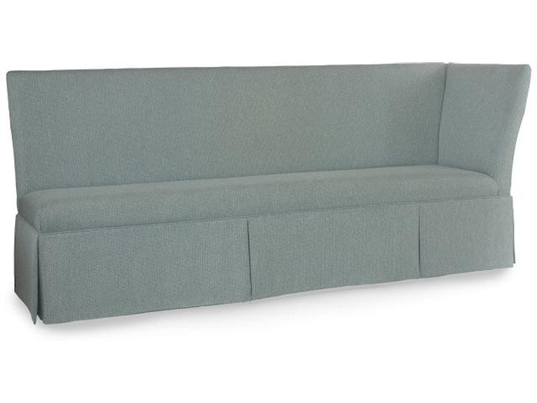 Century Furniture Layla 28 By 28 Skirted Right Arm Facing Corner Banquette 3382-0-SK