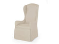 Century Furniture Harmony Host Chair With Casters 3386A-C