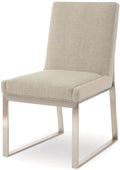 Century Furniture Iris Stainless Side Chair 3389S-1