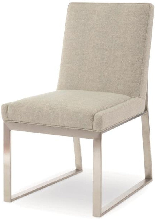 Century Furniture Iris Stainless Side Chair 3389S-1