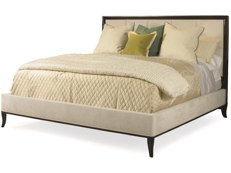 Century Furniture Tribeca Uph Low Headboard (Block) Bed - Queen 5/0 339-135