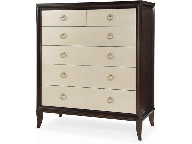 Century Furniture Tribeca Tall Drawer Chest - Tribeca/Cream (Ring Pull) 33C-203