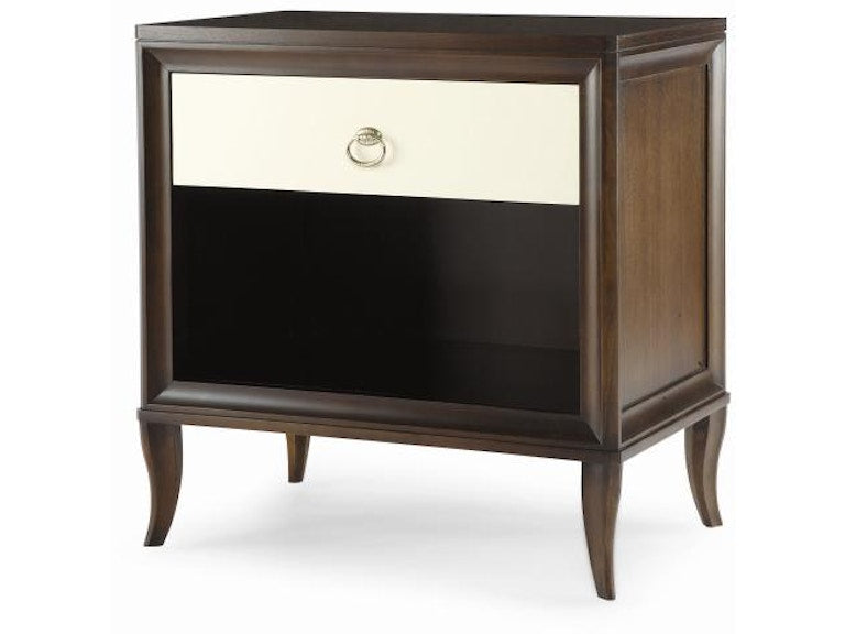 Century Furniture Tribeca Single Drawer Nightstand - Tribeca/Cream (Ring Pull) 33C-224