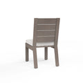 Laguna Armless Dining Chair in Canvas Flax, No Welt