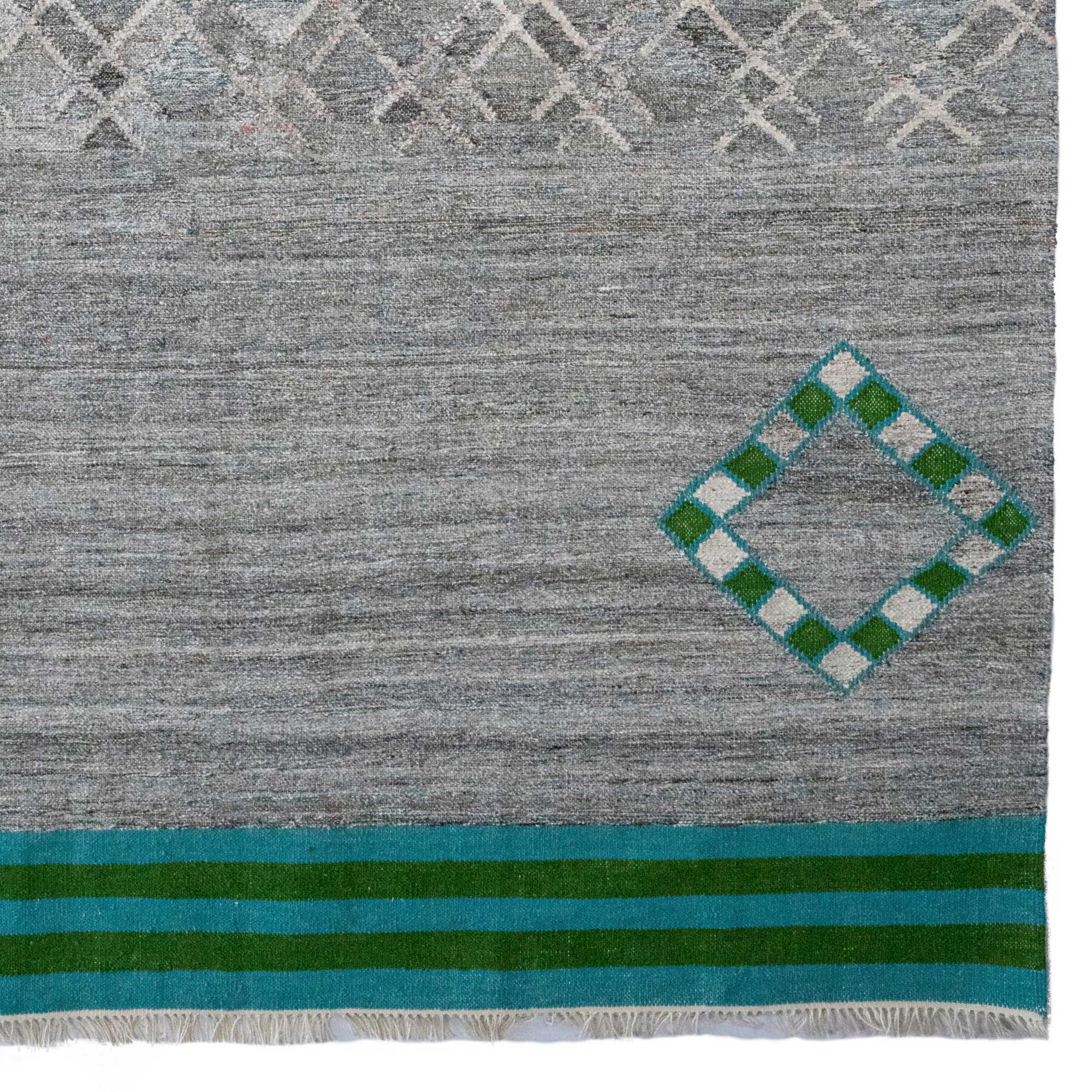 Vintage Moroc Green Gray