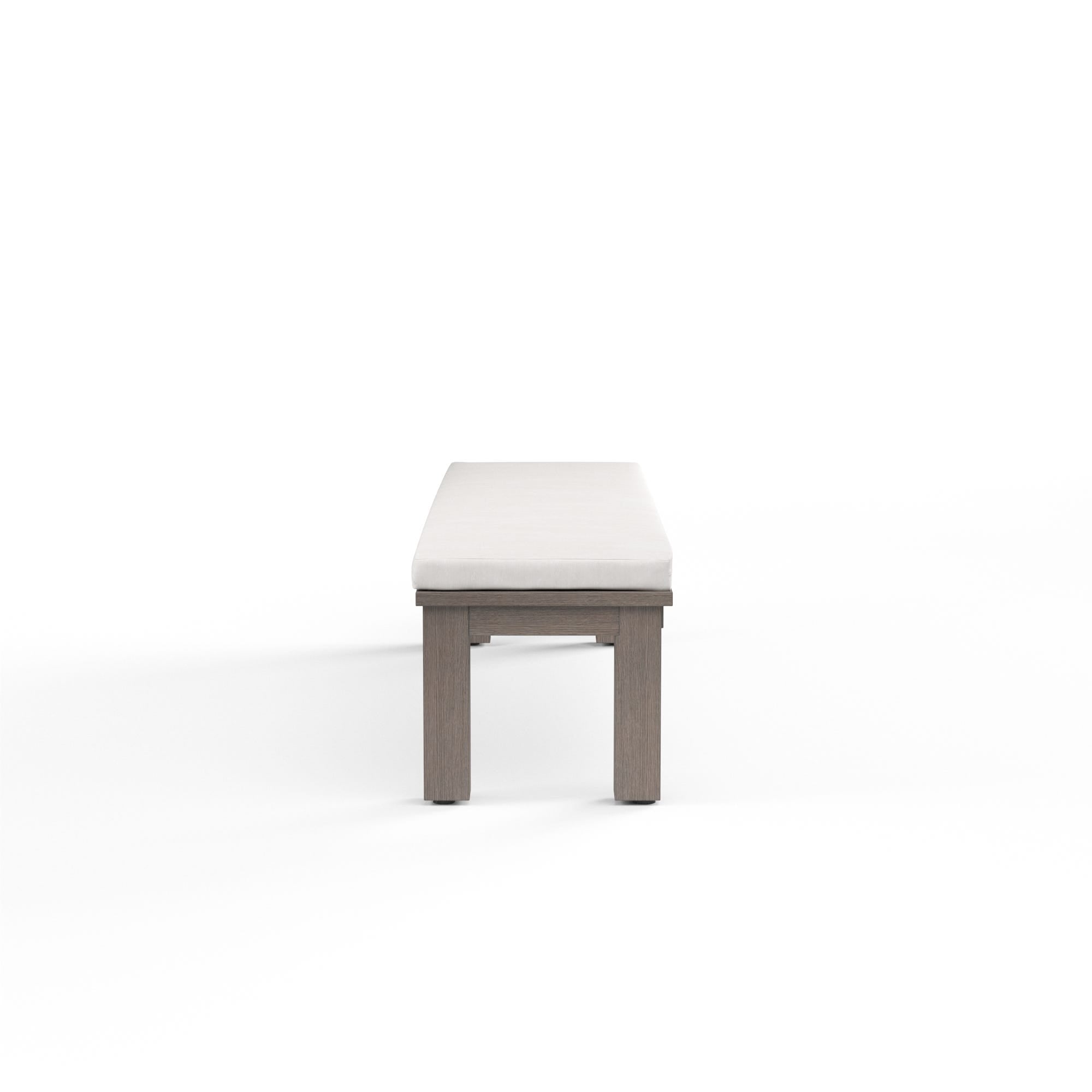 Laguna Dining Bench in Canvas Flax, No Welt