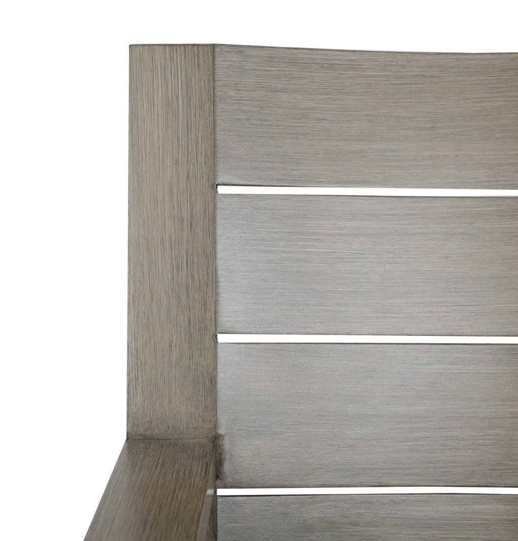 Laguna Swivel Dining Chair in Canvas Flax, No Welt
