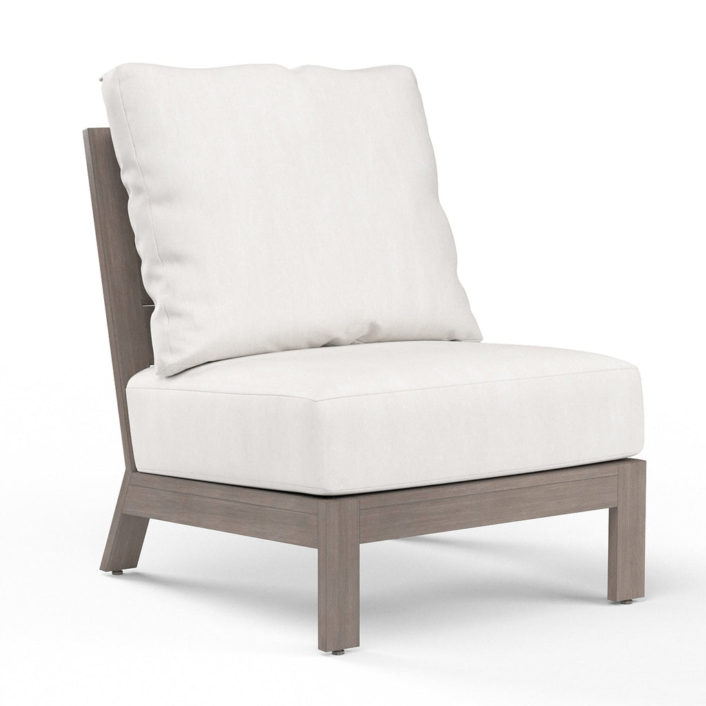 Laguna Armless Club in Canvas Flax, No Welt